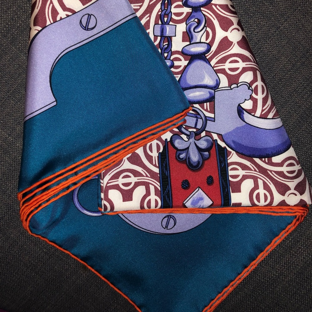 Hermès 140 Silk Scarf Hermès Mors Et Gourmettes